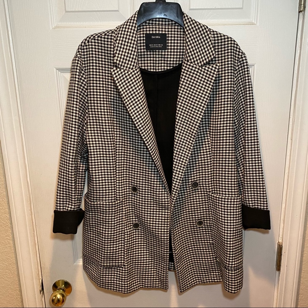 Bershka Double-Breasted Boyfriend Blazer